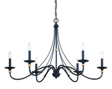  1046-677 - Westchester County - 6 Light Chandelier