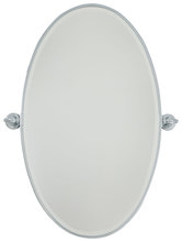  1432-77 - XL OVAL MIRROR - BEVELED