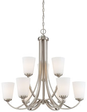  4969-84 - 2 TIER 9 LIGHT CHANDELIER