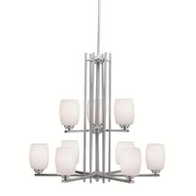  1897NIL18 - Eileen™ 9 Light Chandelier with LED Bulbs Brushed Nickel