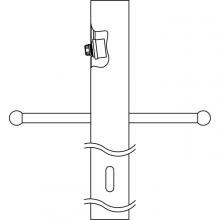  9502BK - Post w/Int Photocell & Ladder