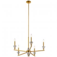  52001FXG - Calyssa™ 5 Light Chandelier Fox Gold