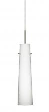  1BC-567407-LED-SN - Besa Camino Pendant Satin Nickel Opal Matte 1x5W LED