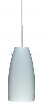  1JC-1512KR-SN - Besa Tao 10 Pendant Satin Nickel Chalk 1x100W Medium Base