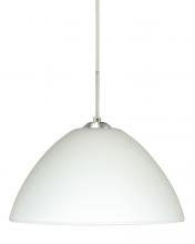  1JC-420107-SN - Besa Tessa Pendant Satin Nickel White 1x75W Medium Base