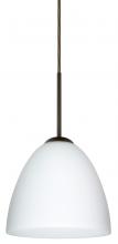  1JC-447007-LED-BR - Besa Vila LED Pendant Opal Matte Bronze 1x9W LED