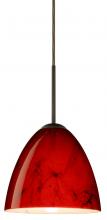  1JC-4470MA-BR - Besa Vila Pendant Bronze Magma 1x60W Medium Base