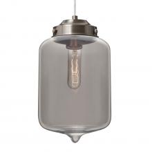  1JC-OLINSM-SN - Besa Olin Pendant Satin Nickel Smoke 1x60W Medium Base T10