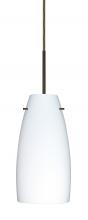  1JT-151207-LED-BR - Besa Tao 10 LED Pendant Opal Matte Bronze 1x9W LED