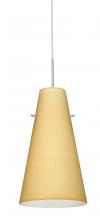  1JT-4124VM-LED-SN - Besa Cierro LED Pendant Vanilla Matte Satin Nickel 1x9W LED