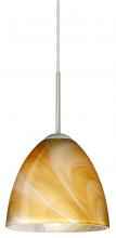  1JT-4470HN-SN - Besa Vila Pendant Satin Nickel Honey 1x60W Medium Base