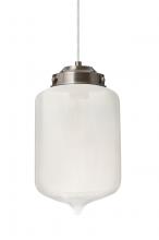  1JT-OLINFR-EDIL-SN - Besa Olin Pendant Satin Nickel Frost 1x4W LED Filament