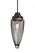  1JT-SULUSM-BR - Besa, Sulu Cord Pendant, Smoke Bubble, Bronze Finish, 1x60W Medium Base