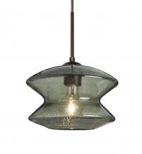  1JT-ZENMS-BR - Besa, Zen Cord Pendant, Moss Bubble, Bronze Finish, 1x60W Medium Base