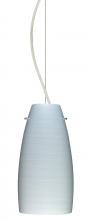  1KX-1512KR-LED-SN - Besa Tao 10 LED Cable Pendant Chalk Satin Nickel 1x9W LED