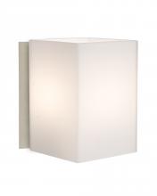  1SW-TITO07-SN - Besa, Tito Mini Sconce, Opal Matte, Satin Nickel Finish, 1x40W Halogen