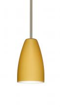  1TT-1511VM-LED-SN - Besa Riva 9 LED Pendant 1Tt Vanilla Matte Satin Nickel 1x9W LED