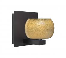  1WF-KENOGD-BR - Besa, Keno Vanity, Gold Sand, Bronze Finish, 1x60W Halogen