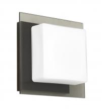  1WS-7735SM-BR - Besa Wall Alex Bronze Opal/Smoke 1x50W G9