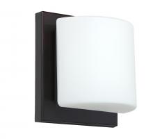  1WS-787307-LED-BR - Besa Wall Paolo Bronze Opal Matte 1x50W G9