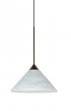  1XC-117652-BR - Besa Pendant Kona Bronze Marble 1x50W Halogen