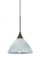  1XC-174352-BR - Besa Pendant Domi Bronze Marble 1x50W Halogen