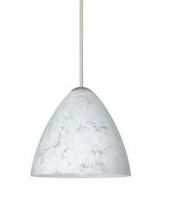  1XC-177919-LED-SN - Besa Pendant Mia Satin Nickel Carrera 1x5W LED