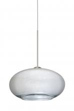  1XC-2492SF-LED-SN - Besa Pendant Brio 7 Satin Nickel Silver Foil 1x6W LED