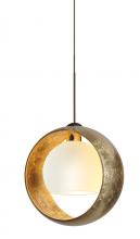  1XC-4293GG-BR - Besa Pendant Pogo Bronze Gold/Inner Gold 1x35W Halogen