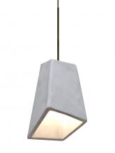  1XC-SKIPNA-LED-BR - Besa Skip Cord Pendant, Natural, Bronze Finish, 1x9W LED