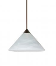  1XT-117652-BR - Besa Pendant Kona Bronze Marble 1x50W Halogen