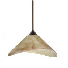  1XT-191383-LED-BR - Besa Pendant Hoppi Bronze Mocha 1x3W LED