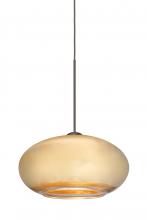  1XT-2492GF-BR - Besa Pendant Brio 7 Bronze Gold Foil 1x35W Halogen