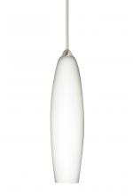  1XT-439507-SN - Besa Pendant Zumi Satin Nickel Opal Matte 1x35W Halogen