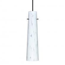  1XT-567419-BK-277-DIM010 - Besa Camino Pendant Black Carrera 1x50W Halogen, 277V, 0-10V Dimming