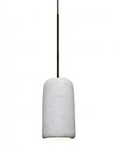  1XT-GLIDENA-LED-BR - Besa Glide Cord Pendant, Natural, Bronze Finish, 1x2W LED