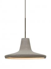  1XT-MODUSTN-LED-BR - Besa Modus Cord Pendant, Tan, Bronze Finish, 1x9W LED