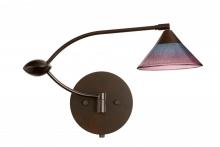  1WU-117691-BR - Besa Wall Kona Bronze Bi-Color 1x50W Halogen Gy6.35