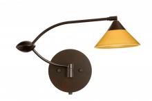  1WU-282490-BR - Besa Wall Kona Bronze Mango Starpoint 1x50W Halogen Gy6.35