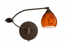  1WU-5605HB-BR - Besa Wall Tay Tay Bronze Habanero 1x50W Halogen Gy6.35