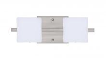  2WS-773507-SN - Besa Wall Alex Satin Nickel Opal Matte 2x50W G9