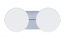  2WS-773807-CR - Besa Wall Ciro Chrome Opal Matte 2x50W G9