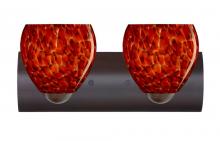 Besa Lighting 2WZ-412241-BR - Besa Wall Bolla Bronze Garnet 2x60W Medium Base