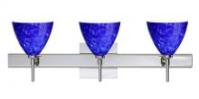  3SW-177986-CR-SQ - Besa Wall With SQ Canopy Mia Chrome Blue Cloud 3x40W G9