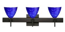  3SW-177986-LED-BR-SQ - Besa Wall With SQ Canopy Mia Bronze Blue Cloud 3x5W LED