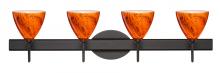  4SW-1779HB-LED-BR - Besa Wall Mia Bronze Habanero 4x5W LED