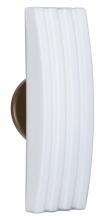  785507-BR - Besa Wall Sail 13 Bronze Opal Matte 2x40W B10