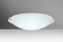  968107-LED-SN - Besa Ceiling Trio 16 Satin Nickel White 2x11W LED