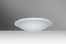  9682ST-LED-SN - Besa Ceiling Trio 12 Satin Nickel Stucco 1x11W LED