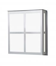  BREE11-SW-SL - Besa Outdoor Bree 11 Silver Satin White 1x60W B10